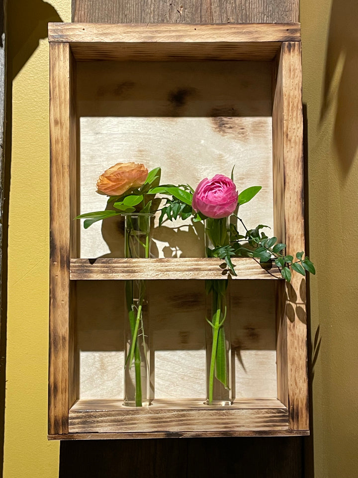 Framed vase